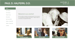 Desktop Screenshot of halperneyecare.com