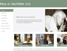 Tablet Screenshot of halperneyecare.com